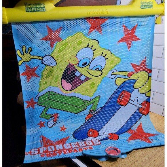 Vintage Munchkin SpongeBob window shade - Picture 1 of 3